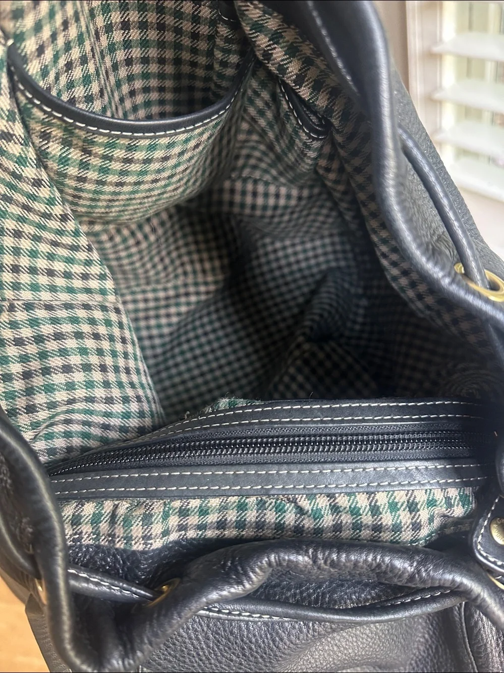 GHURKA LUXURY BLACK LEATHER BACKPACK
